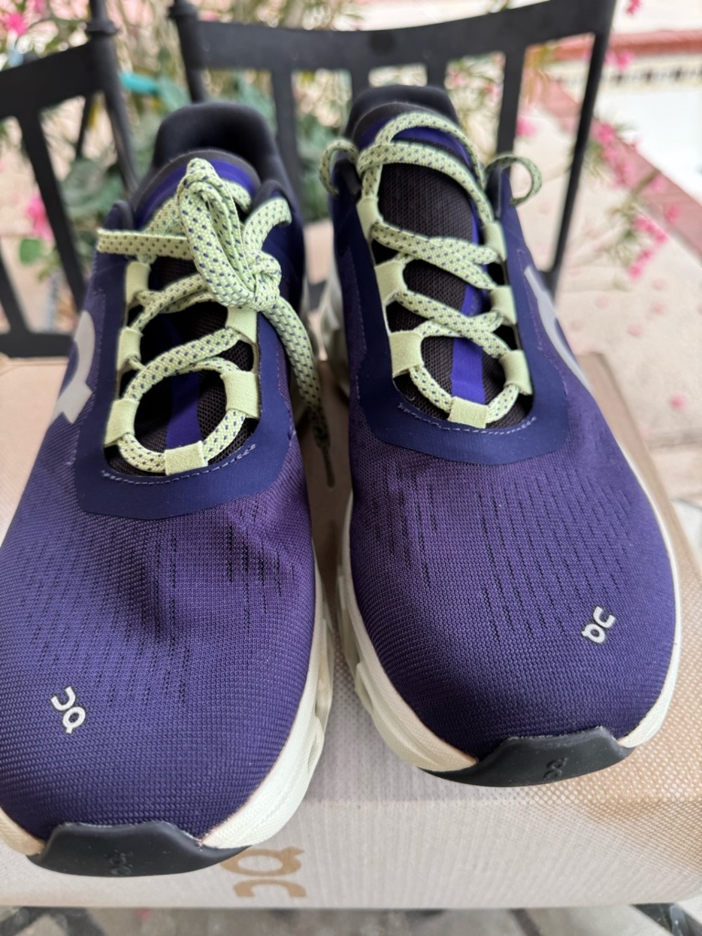 On Cloudmonster Men’s Sneakers in Acai/Aloe - Size 9 - Picture 7 of 8
